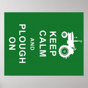 POSTER GARDEZ LE CALME ET LE FLUX SUR L'AFFICHAGE DU TRAC