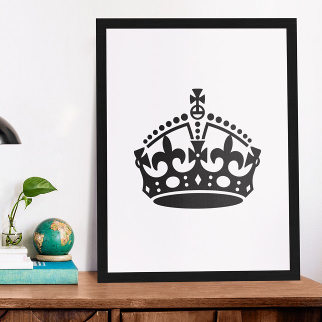 Poster Gardez le Modèle de la couronne calme (Créateur téléchargé)