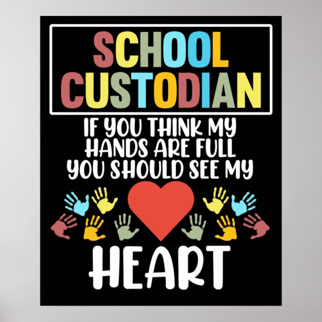 Poster Gardien de l'école Cardien gardien Janvier Appréci (Devant)