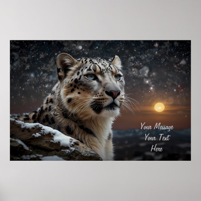 Poster Gardien de léopard des neiges (Devant)