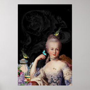 Poster Gardienne secrète Whimsical Marie Antoinette