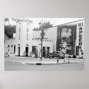 Poster Gare ancienne