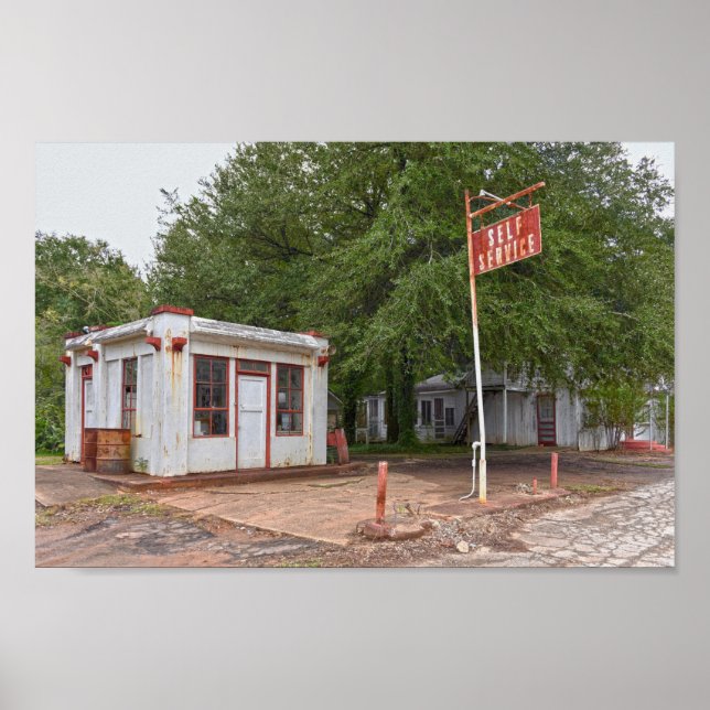 Poster Gare de Dixie au Texas Museum (Devant)