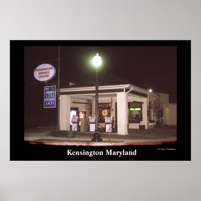 Poster Gare de Kensington (Devant)