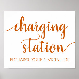 Poster Gare de Simple Fall Charging L'Évent de Burnt