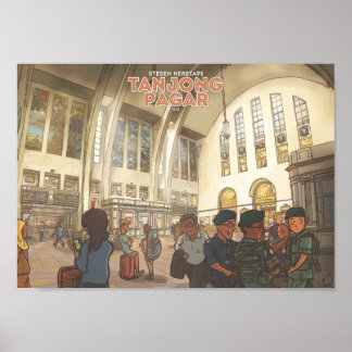 Poster Gare de Tanjong Pagar | Images de Singapour