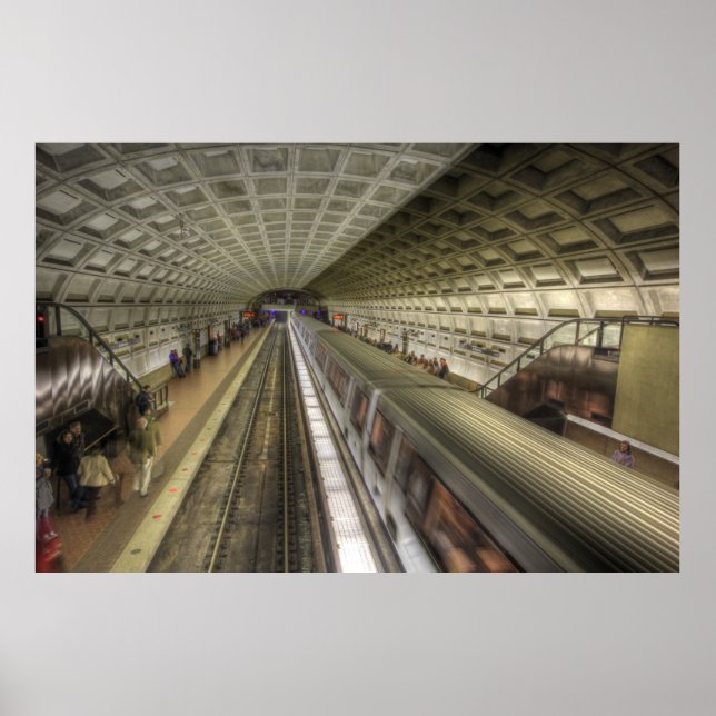Poster Gare de Washington DC (Devant)