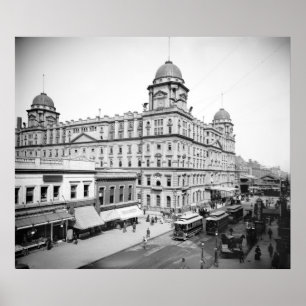 Poster Gare Grand Central : 1900