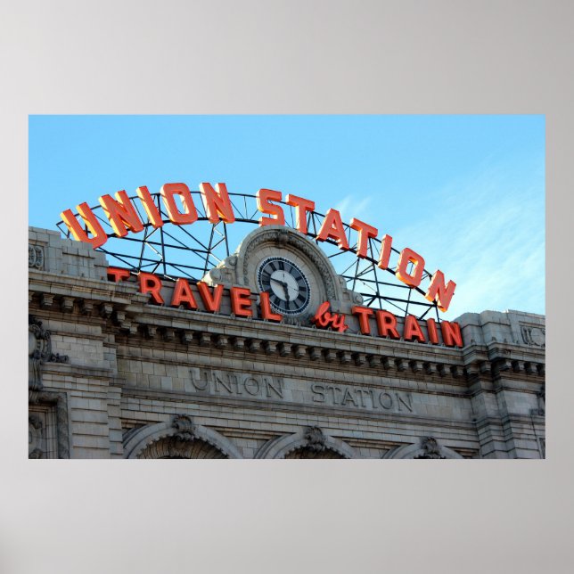 Poster Gare Union de Denver (Devant)
