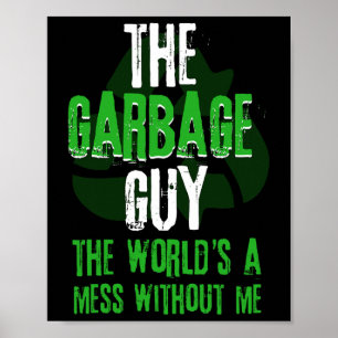 Poster Garge Camion Recycle Déchets Collector Earth Da