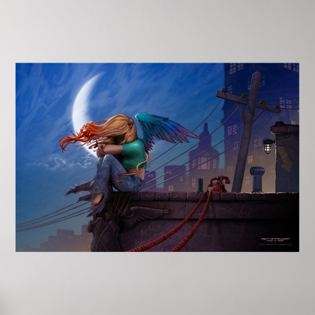 Poster Gargoyle par J. Matthew Root (Devant)