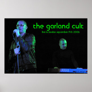 Poster Garland Cult>live
