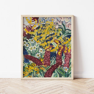 Poster Gartenblumen   August Babberger