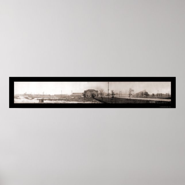 Poster Gary Indiana Steel Photo 1910 (Devant)