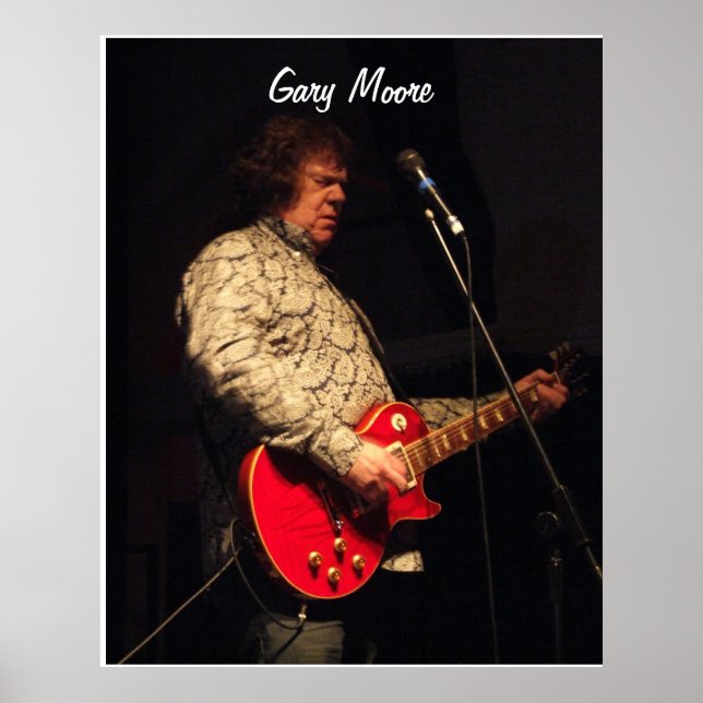 Poster Gary Moore (Devant)