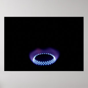 Poster Gas flame