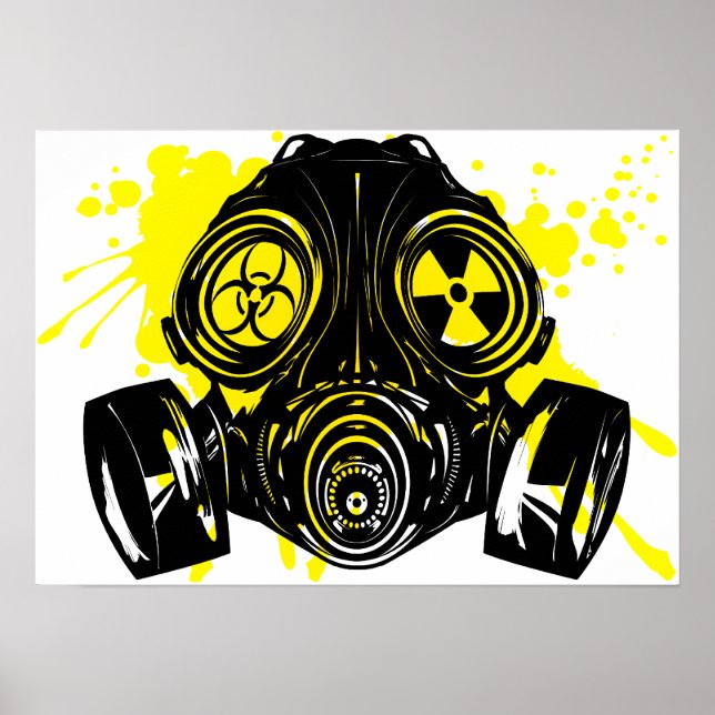 POSTER GAS_MASK_PROTECTION (Devant)