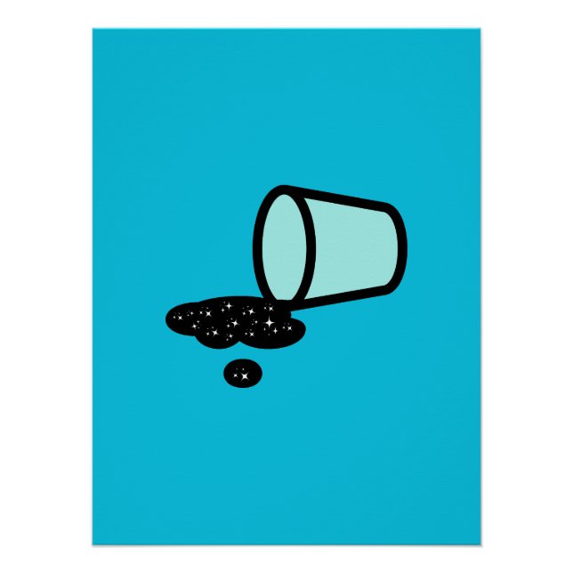 Poster Gaspillage de l'Espace - Infini renversé (Devant)