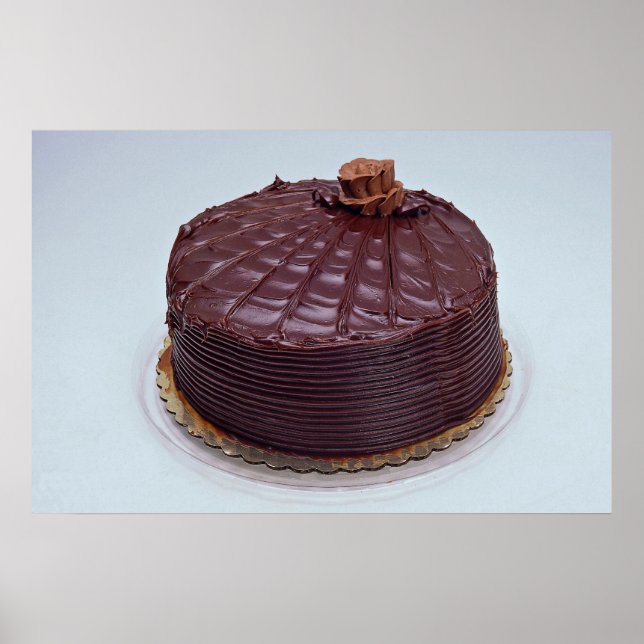 Poster Gâteau au chocolat (Devant)