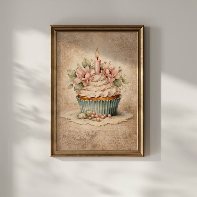 Poster Gâteau Floral (Créateur téléchargé)