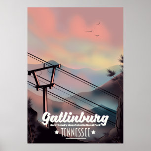 Poster Gatlinburg Great Smoky Mountains Tennessee