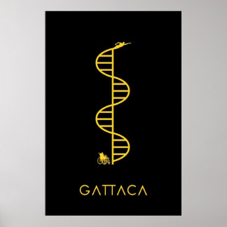 Poster GATTACA Black