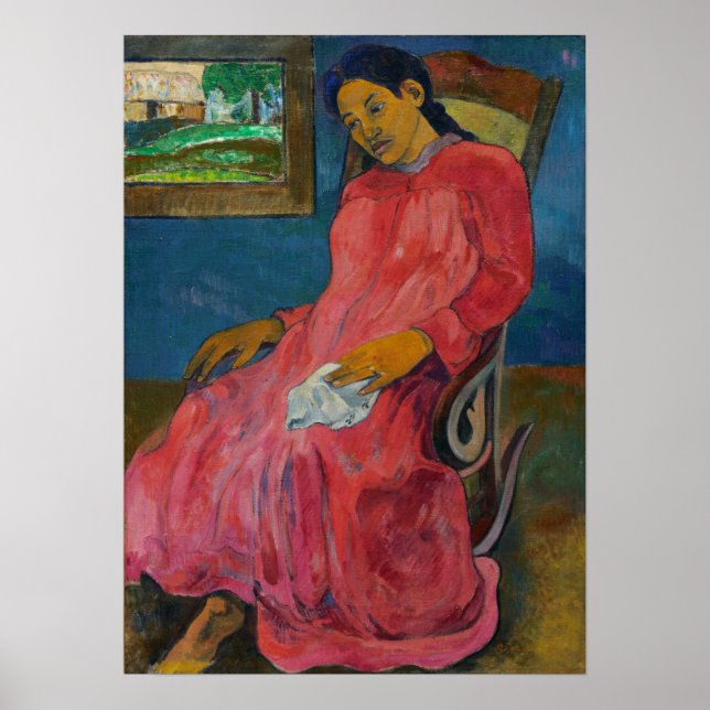 Poster Gauguin - Faaturuma (mélancolique) 1891 (Devant)