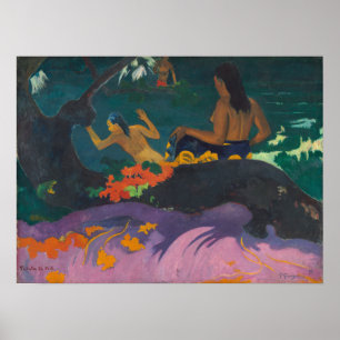 Poster Gauguin - Fatata Te Miti (Au bord de la mer) 1892