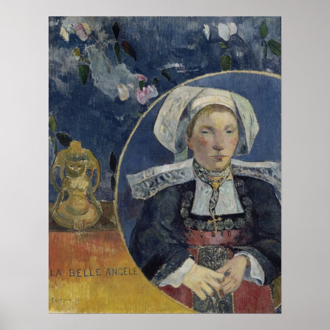Poster Gauguin - La Belle Angele 1889 (Devant)