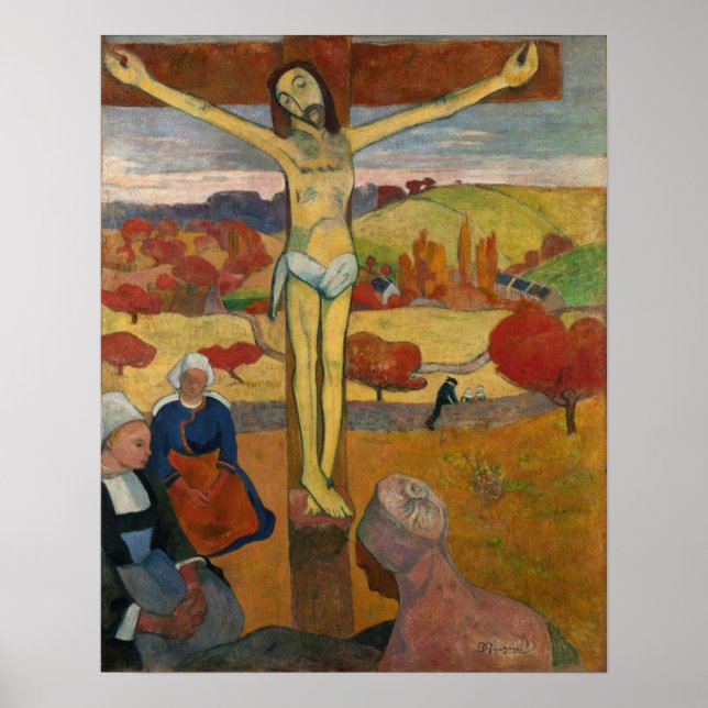 Poster Gauguin - Le Christ Jaune 1889 (Devant)