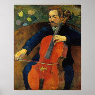 Poster Gauguin - Le violoncelliste Upaupa