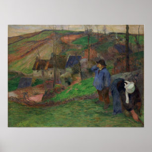 Poster Gauguin - Paysage De Bretagne 1888
