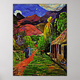 Poster Gauguin - Route à Tahiti