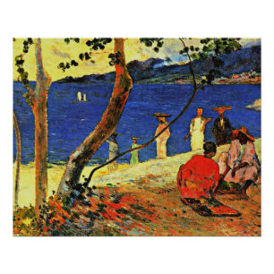 Poster Gauguin - Un bord de mer