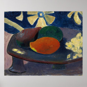 Poster Gauguin - Vie morte avec trois mangues 1892