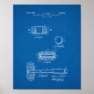 Poster Gavel Patent du juge - Plan directeur
