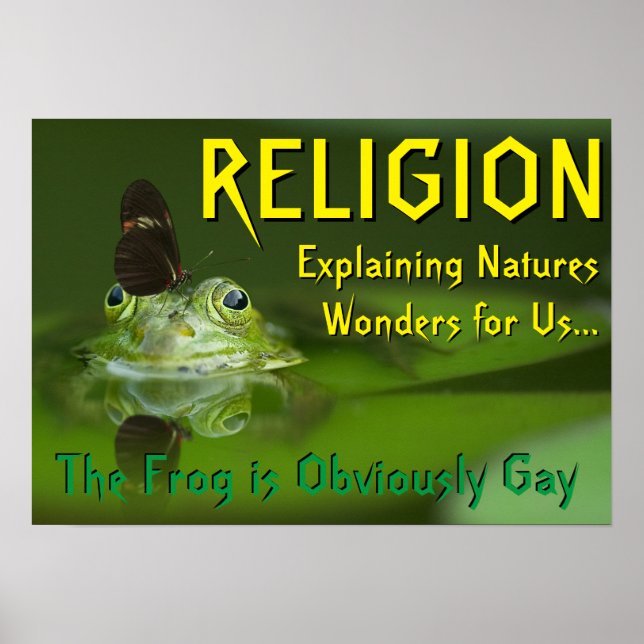 Poster Gay Frog (Devant)