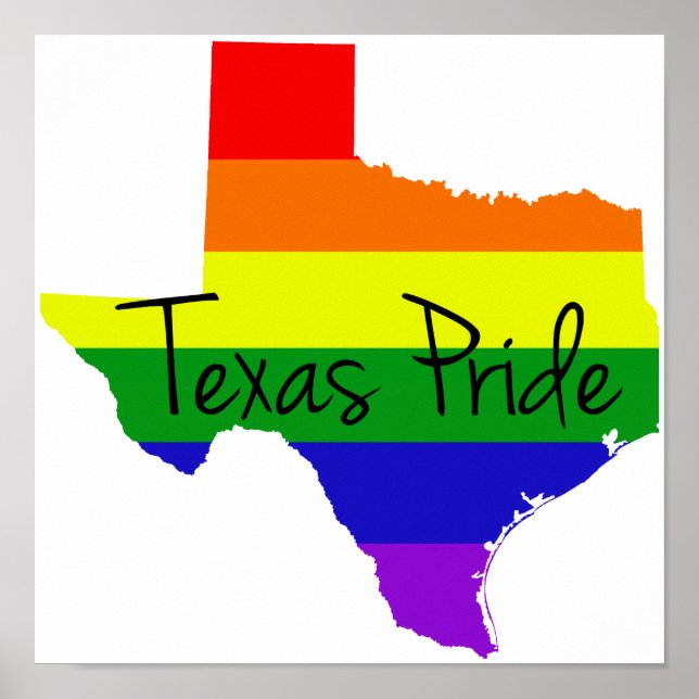 Poster Gay pride du Texas (Devant)