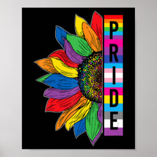 Poster Gay pride Sunflower Mois de sensibilisation LGBT 2