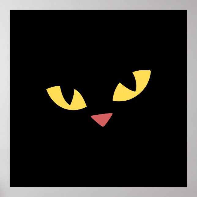 Poster Gaze de chat (Devant)
