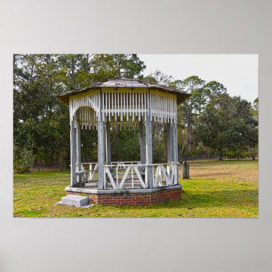 Poster Gazebo dans le cimetière Saint-Joseph, Floride