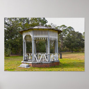 Poster Gazebo dans le cimetière Saint-Joseph, Floride