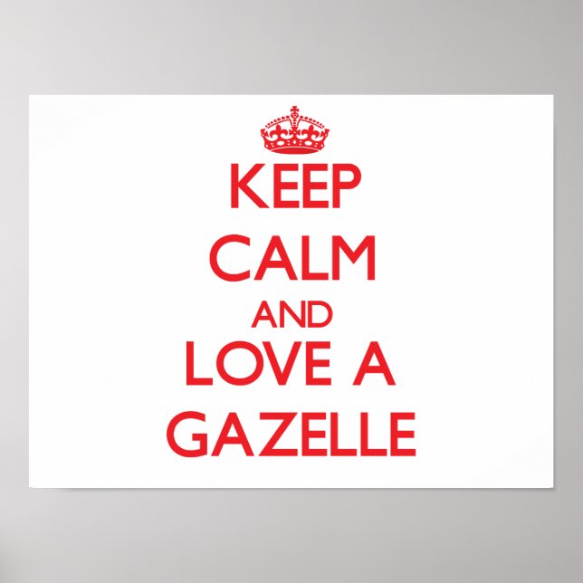 Poster Gazelle (Devant)