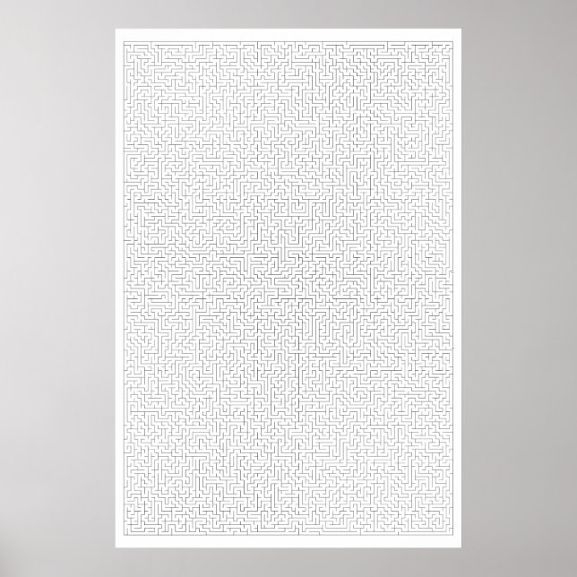 Poster géant Maze (Devant)