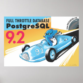Poster géant PostgreSQL 9.2