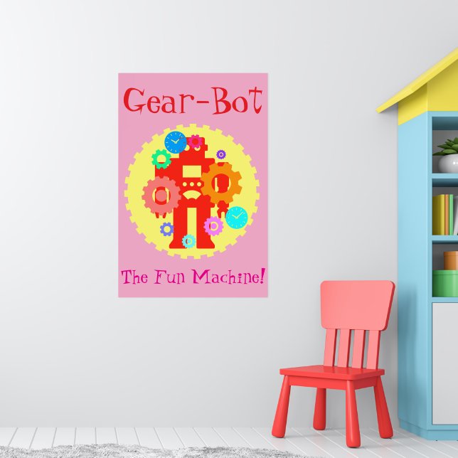 Poster Gear Robot (Pépinière 1)