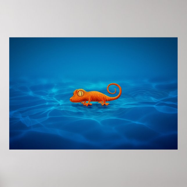 Poster Gecko (Devant)