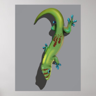 Poster Gecko Gold Dust Day