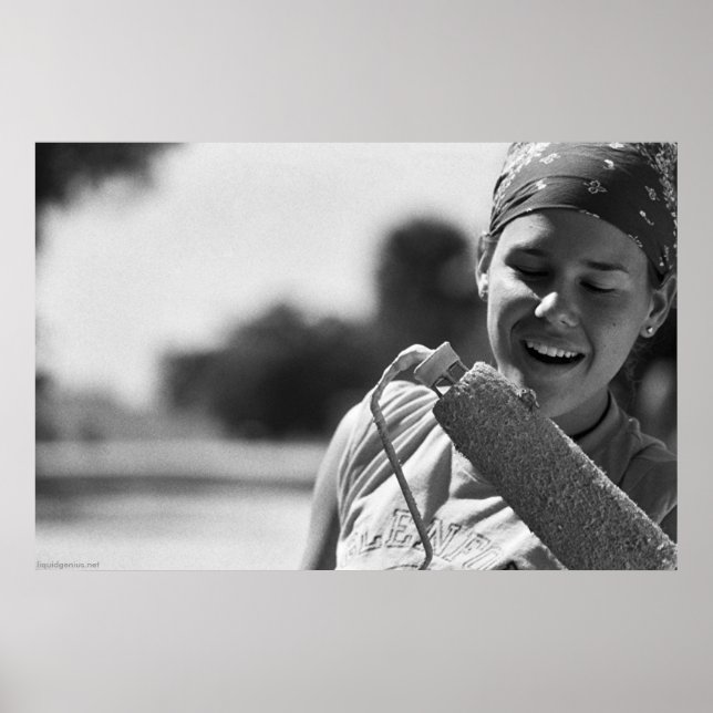 Poster Gecko Peint (Devant)