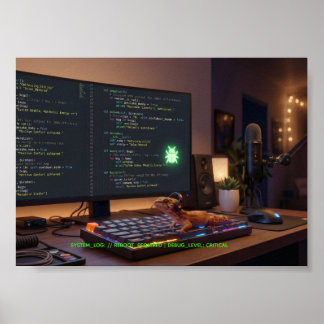 Poster GeckoDev // Station Universelle de Débogage Cyberp